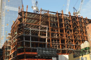 Building under construction in Manhattan