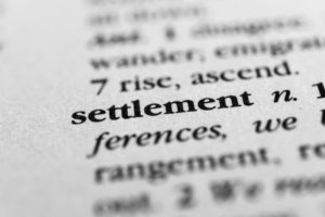 settlement focus in dictionary