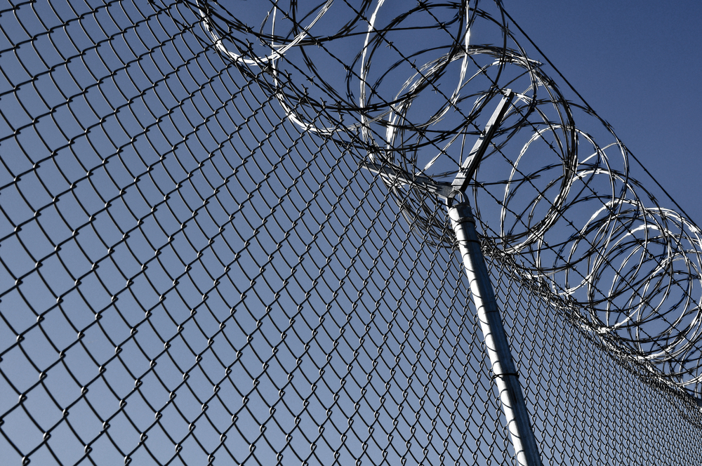 Security Fence used at a Prison Facility